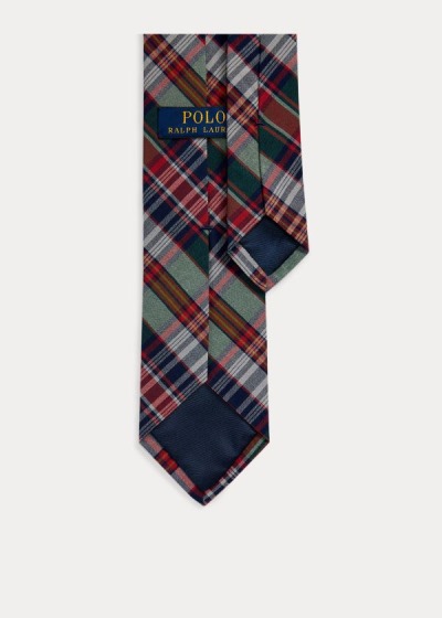 Men's Polo Ralph Lauren Madras Narrow Ties | 325647LZF